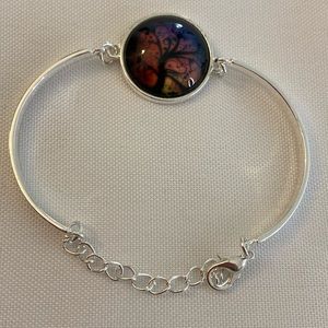 Tree of Life Bracelet Silver NWOT